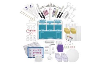 Wilton Ultimate Decorating Set - organizér s 263 kusy cukrářských pomůcek a nástrojů