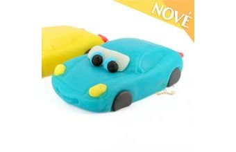 Závodní autíčko auto modré 7cm (JF4)