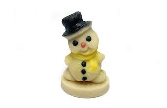 Sněhulák - marcipánová figurka