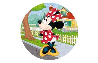 Jedlý papír roztomilá Minnie 20 cm