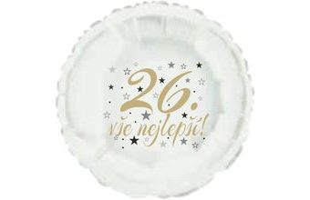 26. narozeniny balónek kruh