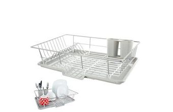 Odkapávač drát+tác plast 46,5x31 cm