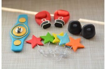 Boxerská sada – cukrové dekorace na dort