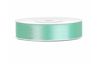 Saténová mentolová stuha 12mm/25m