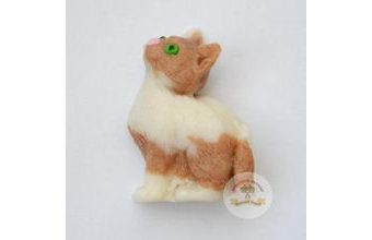 Vytlačované zvířátko - Kočička 3D (mourovaná)