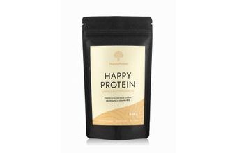 HAPPY PROTEIN 450 g - Vegan protein s příchutí vanilka a skořice