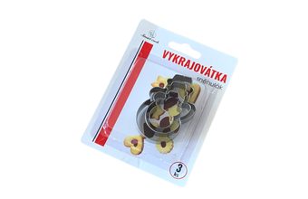 Sada vykrajovaček Sněhulák - 3 ks