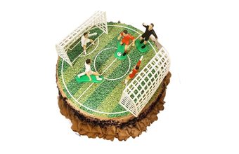 Fondánový jedlý papír na dort fotbalové hřiště 20 cm