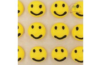 Cukrové dekorace smajlíci