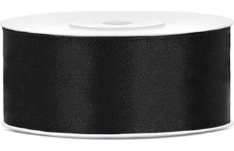 Černá stuha 25 mm x 25 m (1 ks)