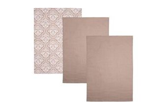 Utěrka kuch. bavlna BEIGE 3 ks