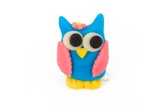 Příležitostná postavička sovička modrá