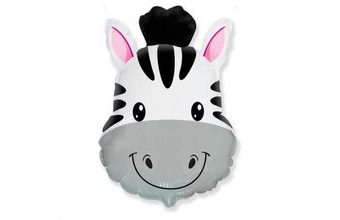 Balón fóliový Zebra - safari - 68 cm