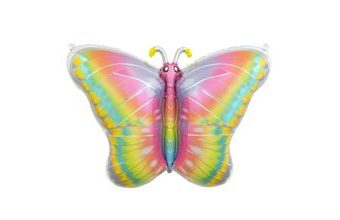 Balón fóliový Motýl barevný - pastelový - 60 cm