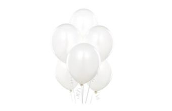 Balonky 100 ks bílé 26 cm pastelové