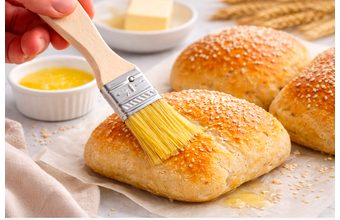 Mašlovačka - Cukrářský štětec na potírání 20 mm, dřevěná rukojeť