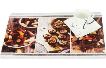 Prostírání plastové sušené plody