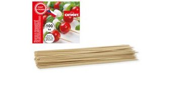 Špejle hrocené 100ks 25cm