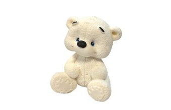 Bílý čokoládový medvídek