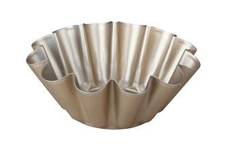 Forma na dort květina s nepřilnavým povrchem zlatá