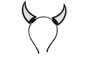 Čelenka s rohy - čert - čertice - Mikuláš - Vánoce