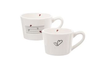 Hrnek SRDÍČKA 0,23 l 2 ks