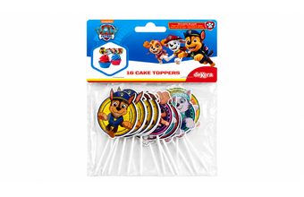 Zápich do dortu paw patrol, 16 ks - Dekora