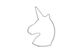 Vykrajovačka jednorožec