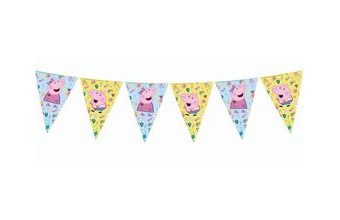 Girlanda prasátko Peppa "Peppa Pig" - 9 vlajek, 230 cm