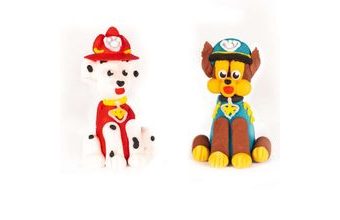 Cukrová dekorace na dort Tlapková patrola (Paw Patrol) – Marshall & Chase