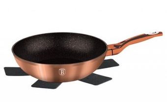 Wok s mramorovým povrchem 28 cm Rosegold Metallic Line