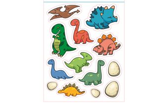 Dino - dekorace z jedlého papíru