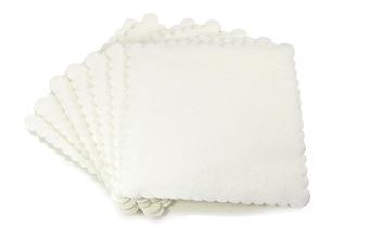 Ubrousky bílé jednoduché Gastro 15x15 cm 200 ks