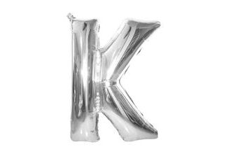 Balón foliový písmeno "K" 115 cm