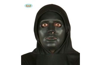 Černá maska - Halloween, PVC