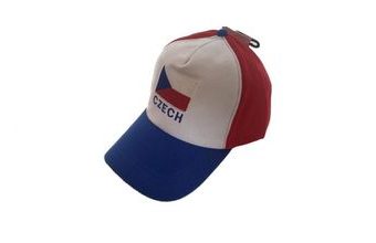 Baseballová kšiltovka - čepice - Czech - česká národní vlajka