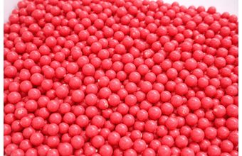 Cukrové perly rýžové - červené 50g