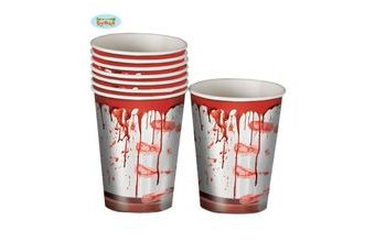 Papirové kelímky halloween 8ks