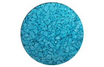 Cukrářské zdobení Šupiny z polevy modré - azurové 250 g