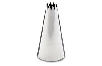 Cukrářská zdobící špička řezaná pr. 10 mm - 10 cípů