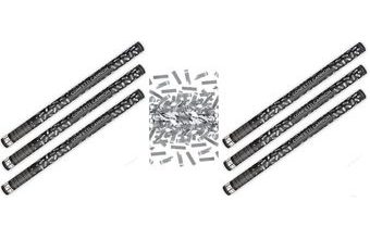 Konfety 80cm STŘÍBRNÉ METALICKÉ 6 ks