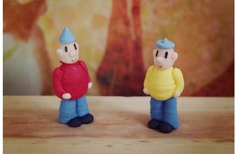 Cukrová dekorace na dort s motivem Pat a Mat