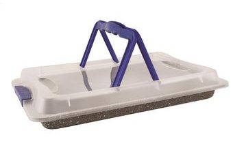 Pekáč na přenášení s víkem a uchy GRANDE - 42x29 cm