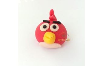 Modelovaná postavička 2 - Pták červený