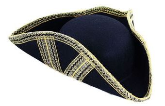 Klobouk pirátský černý, dospělý