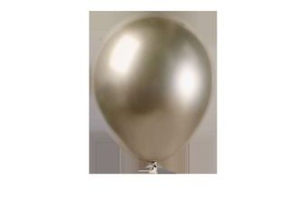 Balónek chromovaný MINI - 13 cm - lesklý prosecco - 1ks