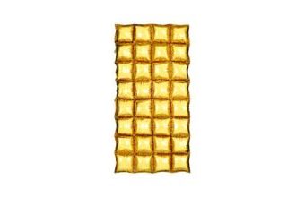 Fóliový balónkový závěs - fotopozadí - zlatý - 72 x 143 cm