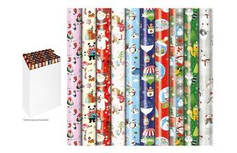 balící papír vánoční role 200x70 dětský mix č.4 PrasBam 5811566