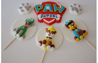 Sada cukrových zápichů Paw Patrol (2D)