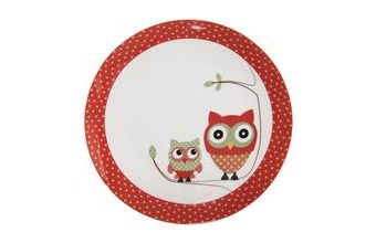 Talíř porc. mělký SOVA pr. 21 cm